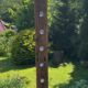 Alte Stegbohle mit 6 Glaskugeln